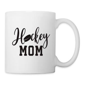 Hockey Maman Hockey sur glace Maman Sports d’hiver - Mug blanc - blanc - Droite