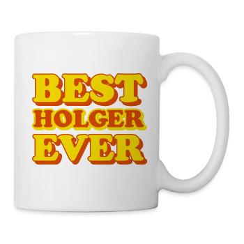 Holger Prénom Drôle Cadeau - Mug blanc - blanc - Droite