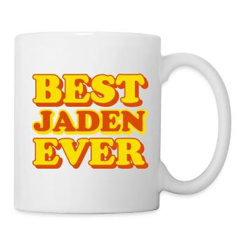 Jaden Vorname Lustiges Geschenk - Tasse - Weiß - Rechts
