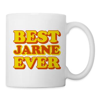 Cadeau amusant avec prénom Jarne - Mug blanc - blanc - Droite
