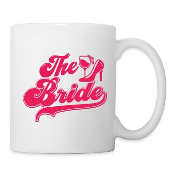 Mariée rétro Vintage JGA Bachelorette Party Shirt - Mug blanc - blanc - Droite