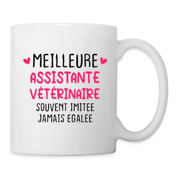 Souvent Imitée Meilleure Assistante Vétérinair - Mug blanc - blanc - Droite