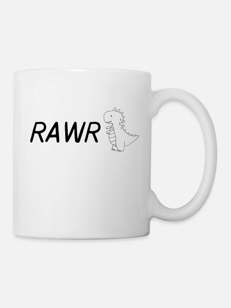 Dino Rawr - Mug - white