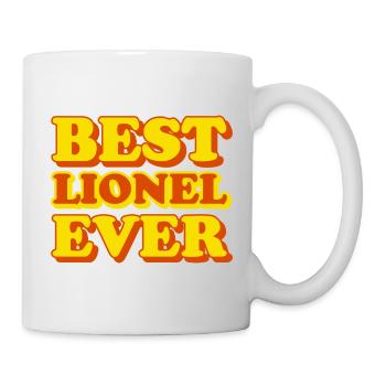 Drôle de cadeau avec prénom Lionel - Mug blanc - blanc - Droite