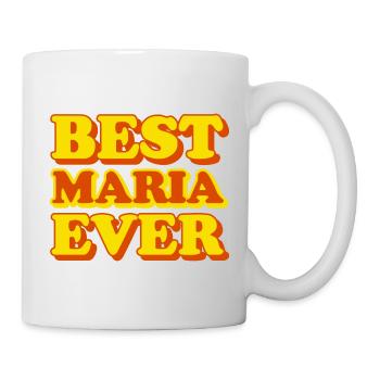 Lustiges Geschenk mit Vornamen Maria - Tasse - Weiß - Rechts