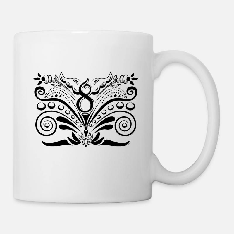 Kurbits V8 No:1 - black - Mug - white