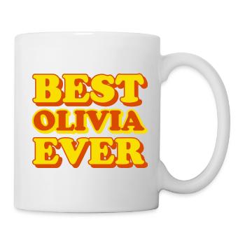 Funny gift with first name Olivia - Mug - white - Right