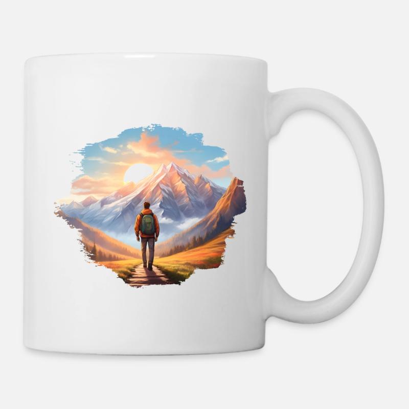 Wanderlust - Tasse - Weiß