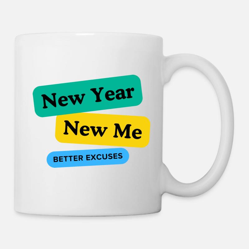 Nouvelle année, nouveau moi - Mug blanc - blanc