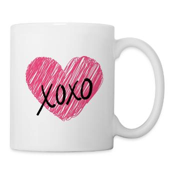 xoxo - Mug blanc - blanc - Droite
