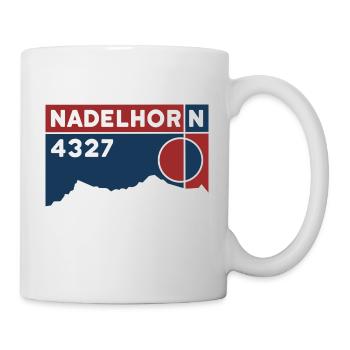 Nadelhorn Bergtour Hochtour Andenken Souvenir - Tasse - Weiß - Rechts