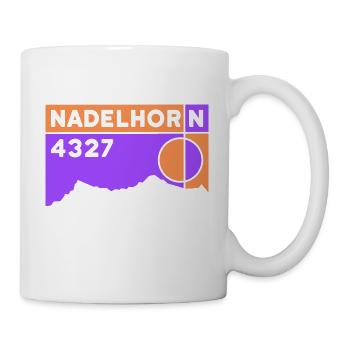Nadelhorn Mountain Tour High Tour Souvenir 4000m Valais - Mug - white - Right