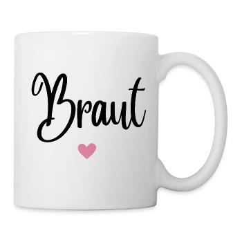 Braut - Tasse - Weiß - Rechts