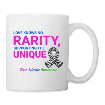 La sensibilisation aux maladies rares au service de l’unique - Mug blanc - blanc - Droite