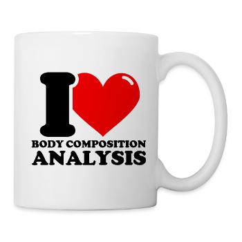 J’adore l’analyse de la composition corporelle – - Mug blanc - blanc - Droite
