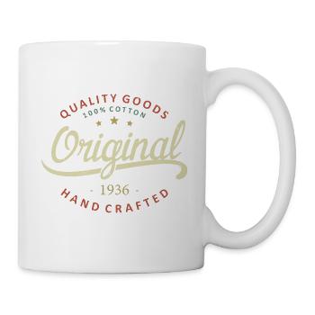 Original 1936 Geburtstagsgeschenk 1936 - Tasse - Weiß - Rechts