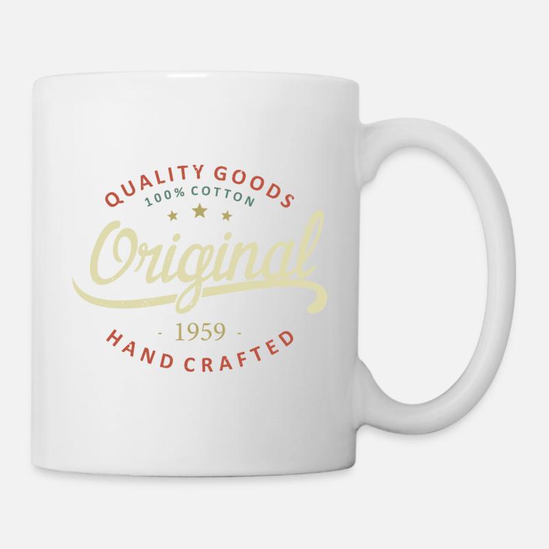 Original 1959 Geburtstagsgeschenk 1959 - Tasse - Weiß