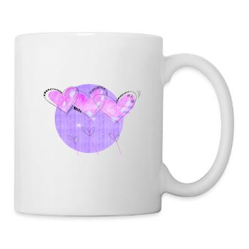 Dancing Hearts - Mug - white - Right