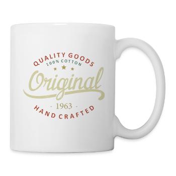 Original 1963 Geburtstagsgeschenk 1963 - Tasse - Weiß - Rechts