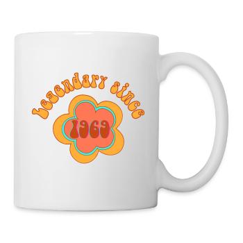 Legendary since 1969 Birthday Retro - Mug - white - Right