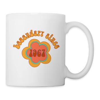 Legendary since 1967 Birthday Retro - Mug - white - Right