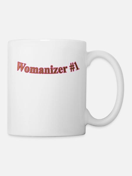 Womanizer #1 - Tasse - Weiß