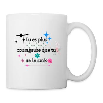 Positive Affirmation - Tasse - Weiß - Rechts