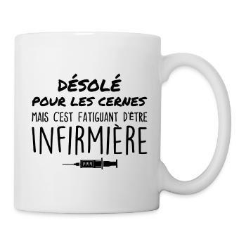 Krankenschwester | Krankenschwester Geschenk | Muttertag - Tasse - Weiß - Rechts