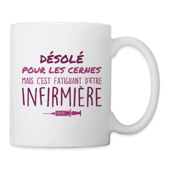 Krankenschwester | Krankenschwester Geschenk | Muttertag - Tasse - Weiß - Rechts