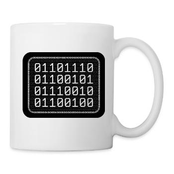 Nerd Binary - Tasse - Weiß - Rechts