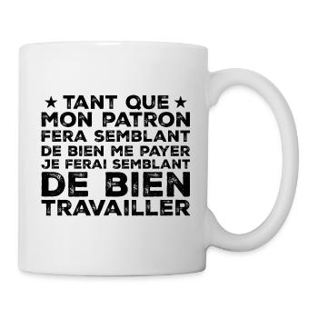 Quote Work Colleague Humor - Mug - white - Right