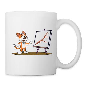 Hol' Stöckchen - Tasse - Weiß - Rechts
