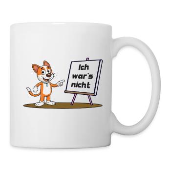 Ich war's nicht - Tasse - Weiß - Rechts