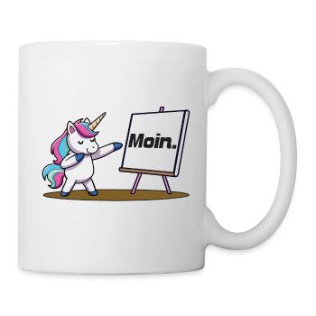Moin - Tasse - Weiß - Rechts