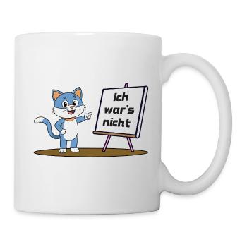 Ich war's nicht - Tasse - Weiß - Rechts