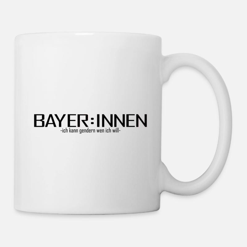 BAYERN SÖDER SPRACHE GENDERN - Tasse - Weiß