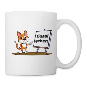 Lass uns Gassi gehen - Tasse - Weiß - Rechts