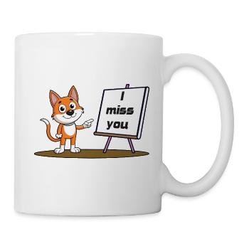 Miss U - Tasse - Weiß - Rechts