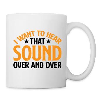 Je veux entendre ce son encore et encore 3 - Mug blanc - blanc - Droite