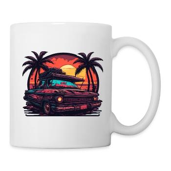 Beach / Island / Vacation / Summer / Sun / Sea - Mug - white - Right