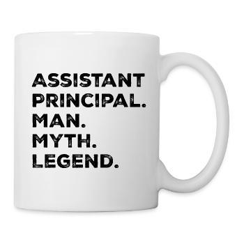 Leitender Assistent Mann Mythos Legende - Tasse - Weiß - Rechts