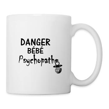 Danger Bébé Psychopathe - Mug blanc - blanc - Droite