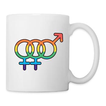 Bi Femme Pride - Tasse - Weiß - Rechts
