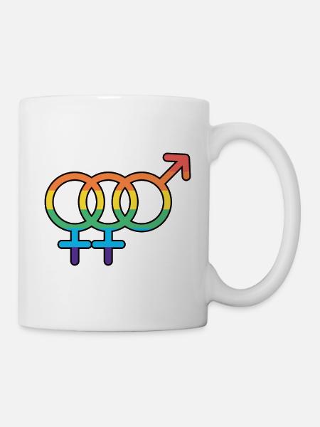 Bi Femme Pride - Tasse - Weiß