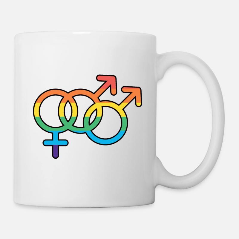 Bi Male Spirit - Tasse - Weiß