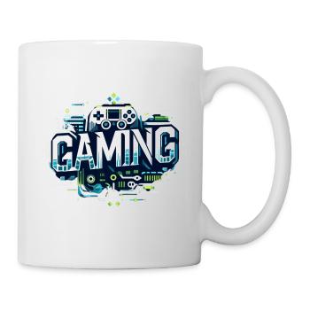 Gamer Gamer gaming Console Level Nerd - Mug - white - Right