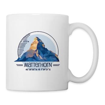 Matterhorn Wandern Wanderung Zermatt Souvenir - Tasse - Weiß - Rechts