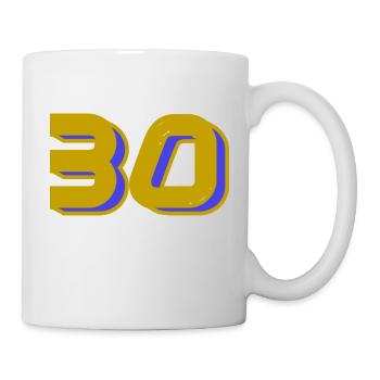 30. 30 YEARS. 30th ANNIVERSARY. 30 YEARS ANNIVERSARY. - Mug - white - Right