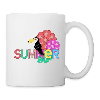 SUMMER TUCAN - Tasse - Weiß - Rechts