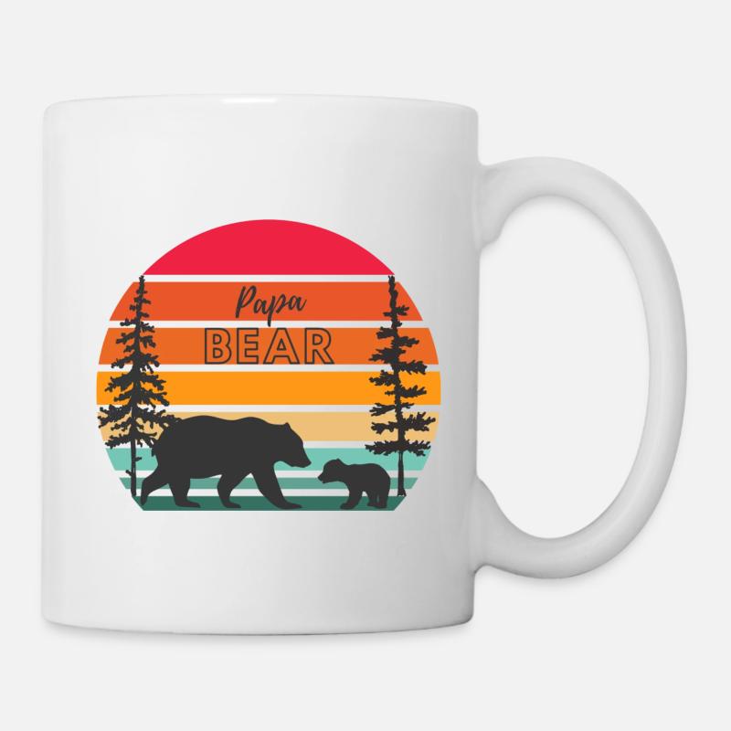 Papa Ours - Mug blanc - blanc